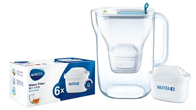 BRITA 智慧型 STYLE 2.4L 濾水壺 及 Maxtra+ 濾芯 (6件裝) [原廠行貨]